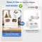 30 Pcs Bakery Boxes 8-In with Windows, Cookie Boxes White for Chocolate Covered Strawberries, Treats, Donuts, Cupcakes, and Candy Gift Giving 8x6x2.5 Inch